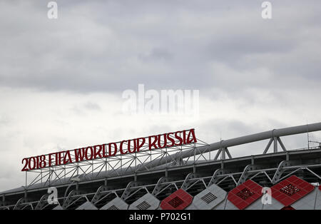 Une vue générale du stade Spartak avant la coupe du monde de la FIFA 2018, tour de 16 match entre la Colombie et l'Angleterre plus tard ce soir. APPUYEZ SUR ASSOCIATION photo. Date de la photo: Mardi 3 juillet 2018. Voir l'histoire de PA WORLDCUP Angleterre. Le crédit photo devrait se lire comme suit : Tim Goode/PA Wire. Banque D'Images