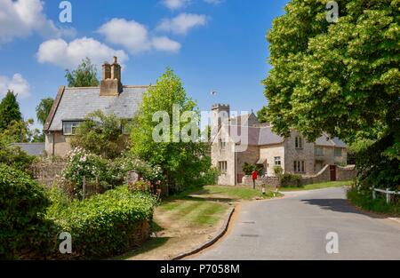 Village Swinbrook, Cotswolds, Oxfordshire, Angleterre Banque D'Images