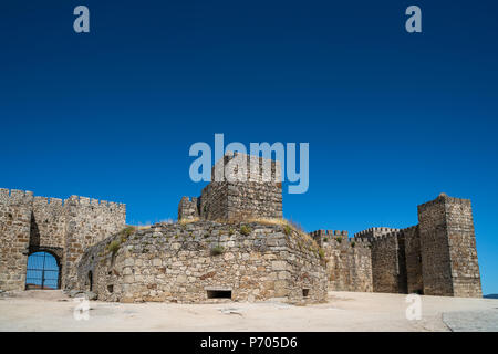 Château de Trujillo (Castillo árabe), l'Estrémadure, Espagne, construit en IX-XII siècles Banque D'Images