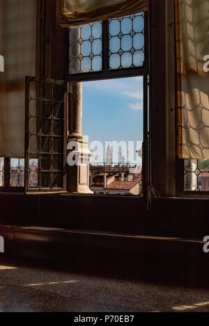 Palce Doges de Venise, Italie, prises au cours du printemps. Banque D'Images