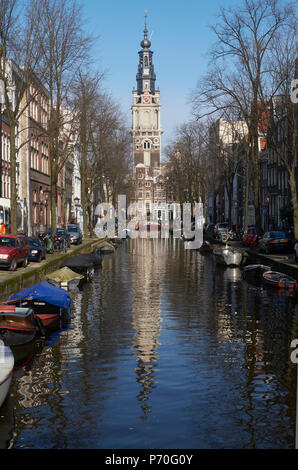 Zuiderkerk, Amsterdam. Construit entre 1603 et 1611 et conçu par Hendrick de Keyser néerlandaise de style classique. Banque D'Images