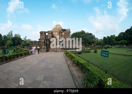 L'image de vue du Temple du Soleil à Konark Odisha, Inde Banque D'Images