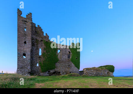 Ballycarbery Castle, Cahersiveen, comté de Kerry, Munster, République d'Irlande, Europe Banque D'Images