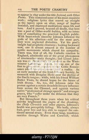 . Le Chantry du poète.. Anglais : une analyse de l'œuvre de Katherine Brégy 'le poète's Chantry' . N/A 5 Le Chantry du poète pg 124 Banque D'Images