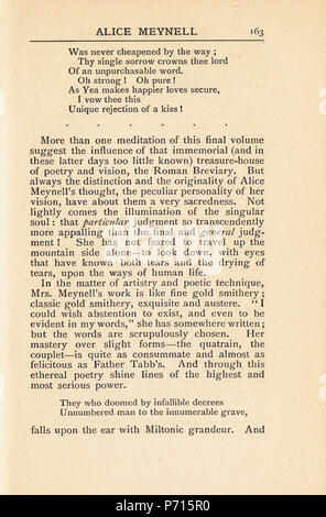 . Le Chantry du poète.. Anglais : une analyse de l'œuvre de Katherine Brégy 'le poète's Chantry' . N/A 5 Le Chantry du poète pg 163 Banque D'Images