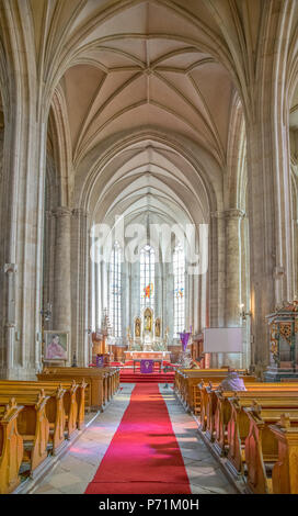 CLUJ-NAPOCA, Roumanie - 24 mars, 2018 : l'intérieur de l'église Saint-Michel à Cluj Napoca, Roumanie Banque D'Images