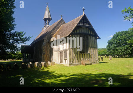 L'Église de Tous les Saints, dans la région de Crowfield, Suffolk, Angleterre Banque D'Images