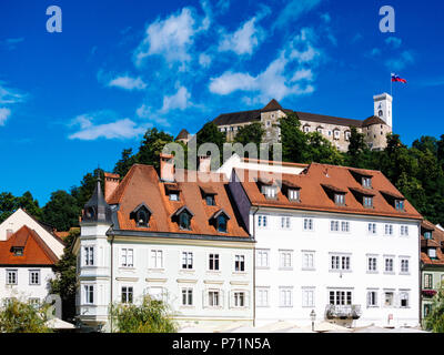 (3948 Ljubljana voir au Château) Banque D'Images