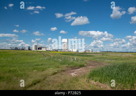 K2, la société mosaïque, Esterhazy, Saskatchewan, Canada. Banque D'Images