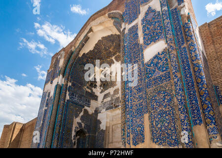 Mosquée Bleue (Goy Machid) à Tabriz, en Iran. La mosquée a été construite en 1465. Tabriz. Province de l'Azerbaïdjan. L'Iran Banque D'Images