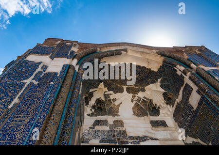 Mosquée Bleue (Goy Machid) à Tabriz, en Iran. La mosquée a été construite en 1465. Tabriz. Province de l'Azerbaïdjan. L'Iran Banque D'Images