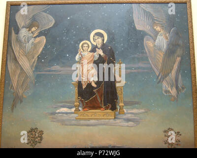 Peintre russe, architecte, inventeur et artiste et concepteur de timbres-poste. N/A 224 Vasnetsov Bogomater Banque D'Images
