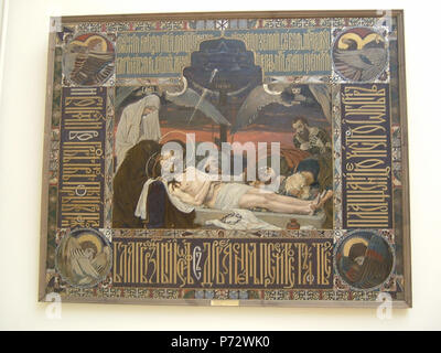 Peintre russe, architecte, inventeur et artiste et concepteur de timbres-poste. N/A 224 Vasnetsov ensevelissant Banque D'Images
