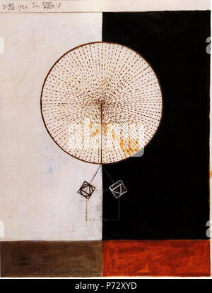 Hilma af Klint : Sans titre . Date inconnue 20 Hilma af Klint - sans date - Untitled 03 Banque D'Images