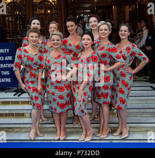 Londres, Royaume-Uni. 3 juillet, 2018. Londres - Angleterre 03 juillet. Atmosphère assiste à la Nuit de la presse pour le roi et moi au London Palladium, Londres Angleterre, Mardi 3 Juillet 2018 Crédit : Gary Mitchell, GMP Media/Alamy Live News Banque D'Images