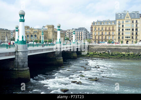 Photos de Donostia / San Sebastián, Pays Basque 2018 playa de Ondarreta et Playa Concha et plages Banque D'Images