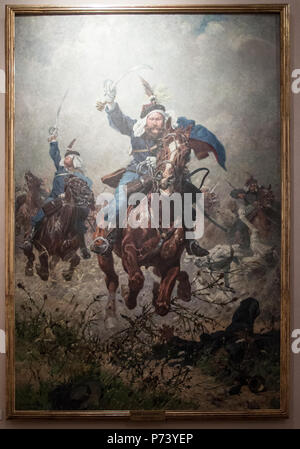 . Le Colonel Rodakowski lors de la bataille de Custozza 1908151 Koch - Rodakowski, 2017-03-08, MGH Banque D'Images