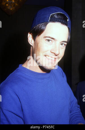 Los Angeles, CA - le 18 janvier : l'acteur Kyle MacLachlan assiste à la 49e Assemblée Golden Globe Awards le 19 janvier 1992 au Beverly Hilton Hotel à Beverly Hills, Californie. Photo de Barry King/Alamy Stock Photo Banque D'Images