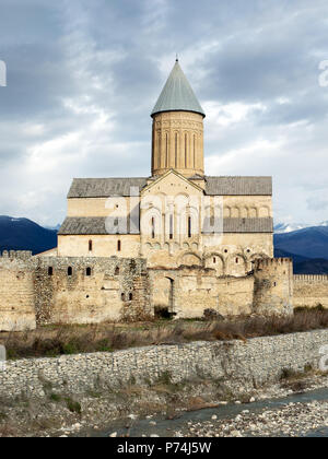 Monastère orthodoxe Alaverdi ( 11ème siècle ), la région de Kakheti, Géorgie Banque D'Images