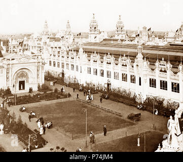 Palais de l'industrie française, l'exposition franco-britannique à White City, Londres, en 1908 Banque D'Images