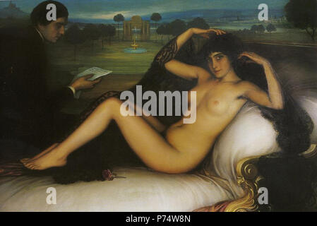 154 La Vénus de la poesía de Julio Romero de Torres Banque D'Images