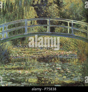 . Anglais : Le Bassin aux nymphéas, harmonie verte Le Bassin aux nymphéas, harmonie verte c. 1899 28 Claude Monet-Waterlilies Banque D'Images