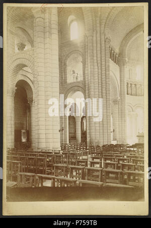 5 L'église Saint-Pierre de Preuilly-sur-Claise - J-A Brutails - Université Bordeaux Montaigne - 1268 Banque D'Images