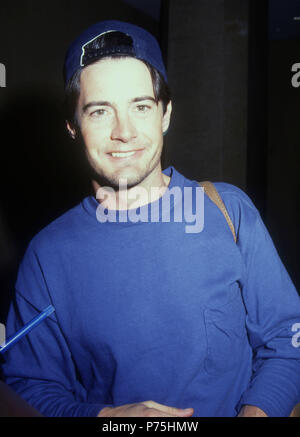 Los Angeles, CA - le 18 janvier : l'acteur Kyle MacLachlan assiste à la 49e Assemblée Golden Globe Awards le 18 janvier 1992 au Beverly Hilton Hotel à Beverly Hills, Californie. Photo de Barry King/Alamy Stock Photo Banque D'Images