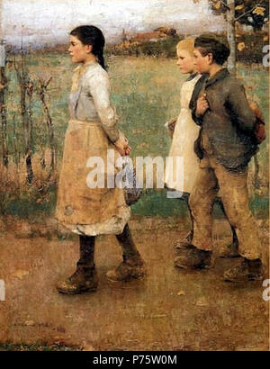 Anglais : camarades . 1884146 James Guthrie - Camarades de 1884 Banque D'Images