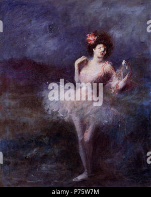 Anglais : Jean-Louis Forain's art . N/A 147 Jean-Louis Forain Dancer Banque D'Images