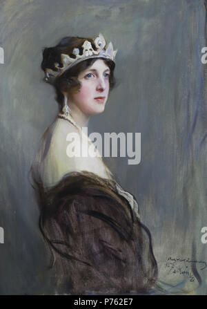 Anglais : Edith Vane-Tempest-Stewart (née Chaplin), marquise de Londonderry (1878-1959) . 1927 189 Portrait d'Edith Vane-Tempest-Stewart, marquise de Londonderry Banque D'Images