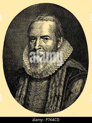Johan van Oldenbarnevelt, (1547-1619), homme d'État néerlandais et est considéré comme le fondateur de la République de l'Organisation des Pays-Bas, 1881 Banque D'Images