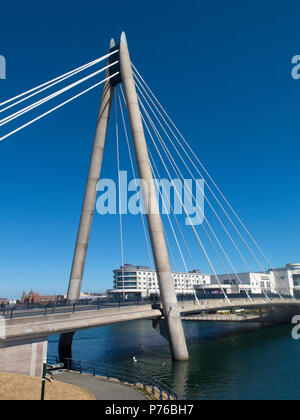 Marine Way Bridge Royaume-uni Southport Banque D'Images