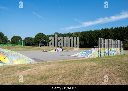 Lady Bay Skatepark à West Bridgford Nottingham Nottinghamshire, Angleterre, Royaume-Uni Banque D'Images