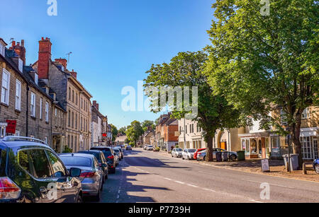 De charmantes petites Oxfordshire Ville de Woodstock . Woodstock est une ville historique, juste au nord d'Oxford. UK Banque D'Images