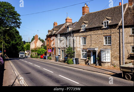 De charmantes petites Oxfordshire Ville de Woodstock . Woodstock est une ville historique, juste au nord d'Oxford. UK Banque D'Images