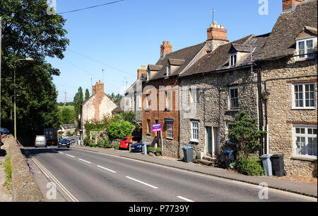 De charmantes petites Oxfordshire Ville de Woodstock . Woodstock est une ville historique, juste au nord d'Oxford. UK Banque D'Images