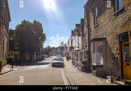 De charmantes petites Oxfordshire Ville de Woodstock . Woodstock est une ville historique, juste au nord d'Oxford. UK Banque D'Images