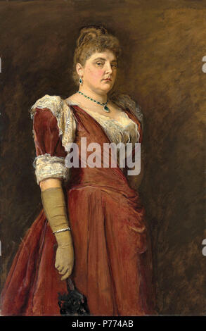 John Everett Millais - Portrait de madame Charles Wertheimer Banque D'Images