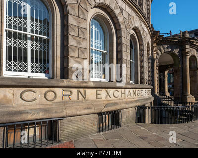 Victorian Corn Exchange building converti en unités shopping à Leeds West Yorkshire Angleterre Banque D'Images