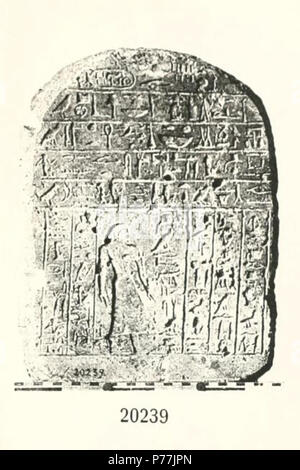 Anglais : stèle funéraire de l'Égypte ancienne pour un secteur appelé Sésostris, datant de l'année 9 du pharaon Amenemhat II. À partir de calcaire, Abydos règne d'Amenemhat II (année 9), 12e dynastie, Empire du Milieu. Musée du Caire, CG 20239. 1902 Stèle 12 CG 20239 Lange Banque D'Images