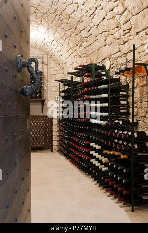 Cave à vin en pierre Banque D'Images