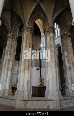 La basilique de San Lorenzo Maggiore, centre historique, à Naples, Italie Banque D'Images