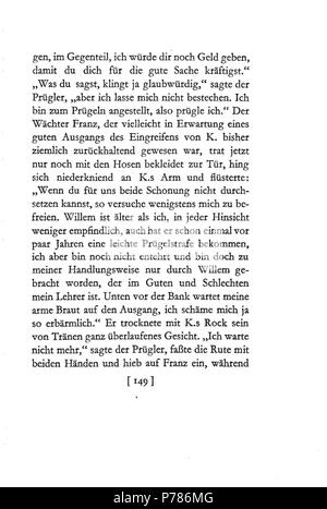 21 De Kafka Prozeß 149 Banque D'Images