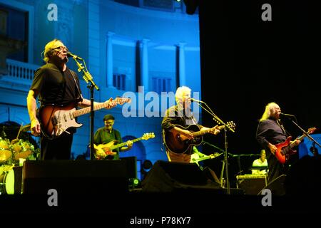 Crosby Stills Nash, Festival jardins de Pedtralbes. Banque D'Images