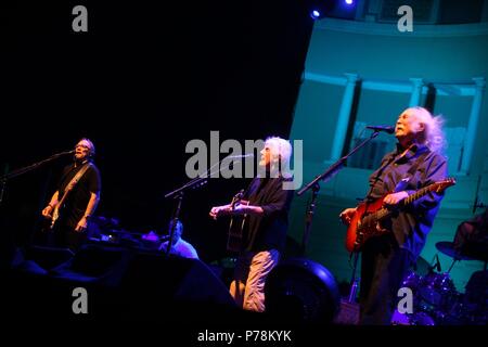 Crosby Stills Nash, Festival jardins de Pedtralbes. Banque D'Images