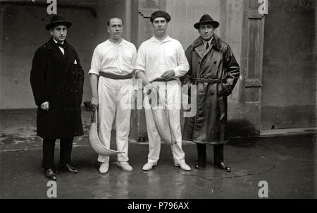 Partido de 50 remonte en El Frontón Moderno (1 de 3) - Fondo Car-Kutxa Fototeka Banque D'Images