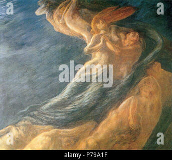 . Paolo et Francesca 1909 Gaetano Previati 22 - Paolo e Francesca (1909) Banque D'Images