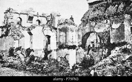 Español : Ruinas de la Iglesia de San Francisco el Grande en prácticamente 1935. 14 02 1940 SanFranciscoChurchAntigua1935 Banque D'Images