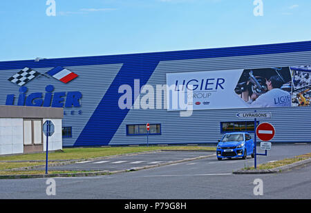 L'usine Ligier,Auvergne, Allier, France Banque D'Images